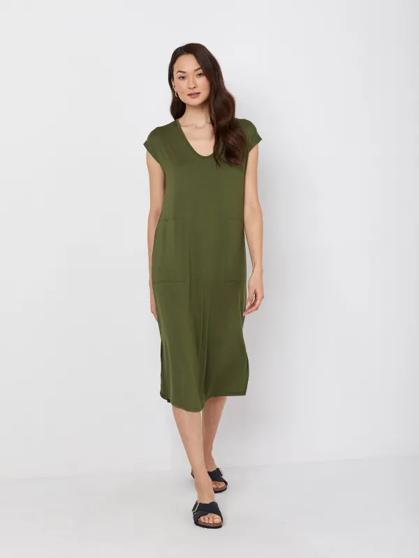 Jo Pocket Dress sold by Plenty