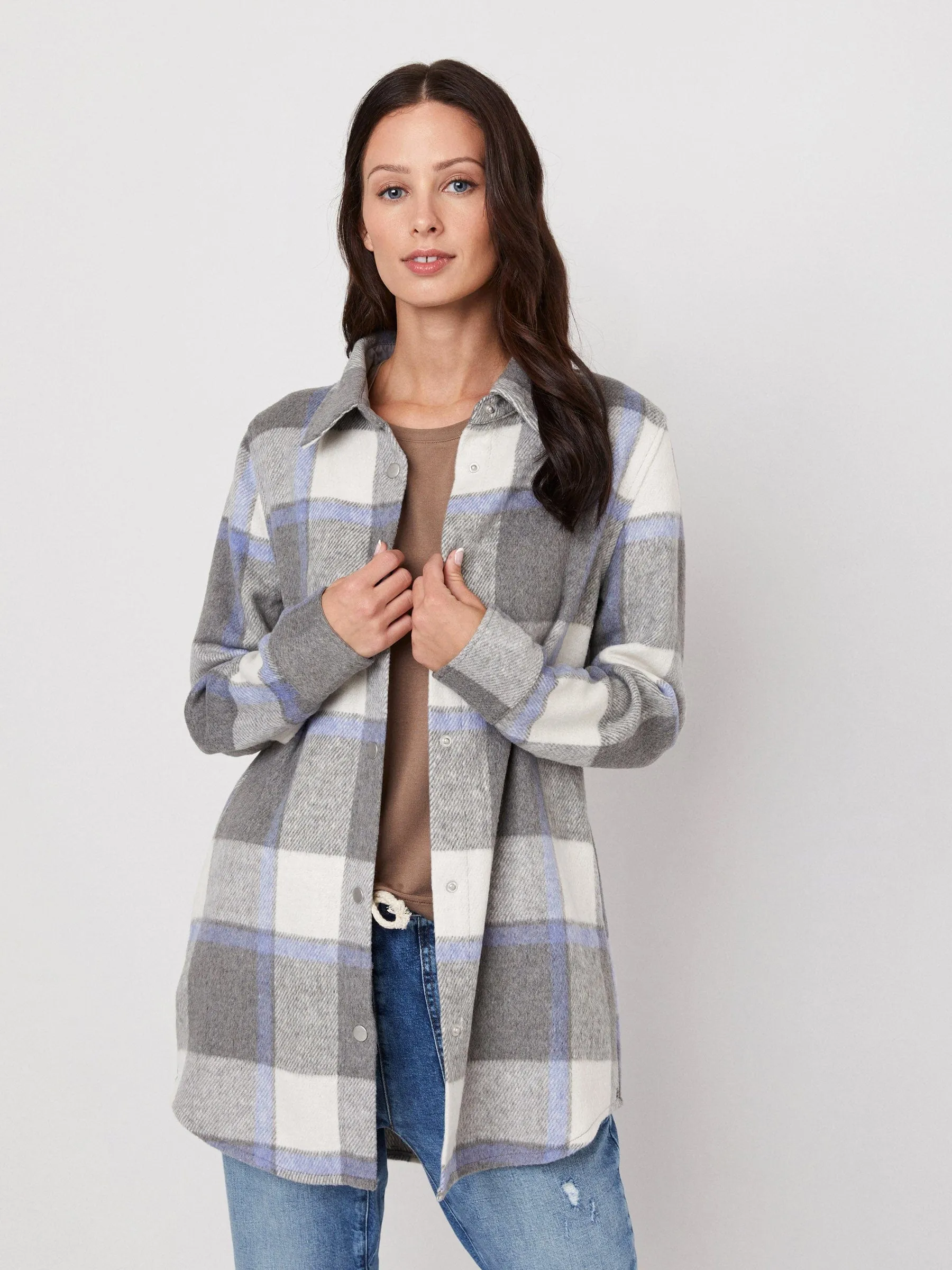 Check Woolblend Eva Shacket sold by Plenty product image thumbnail 4