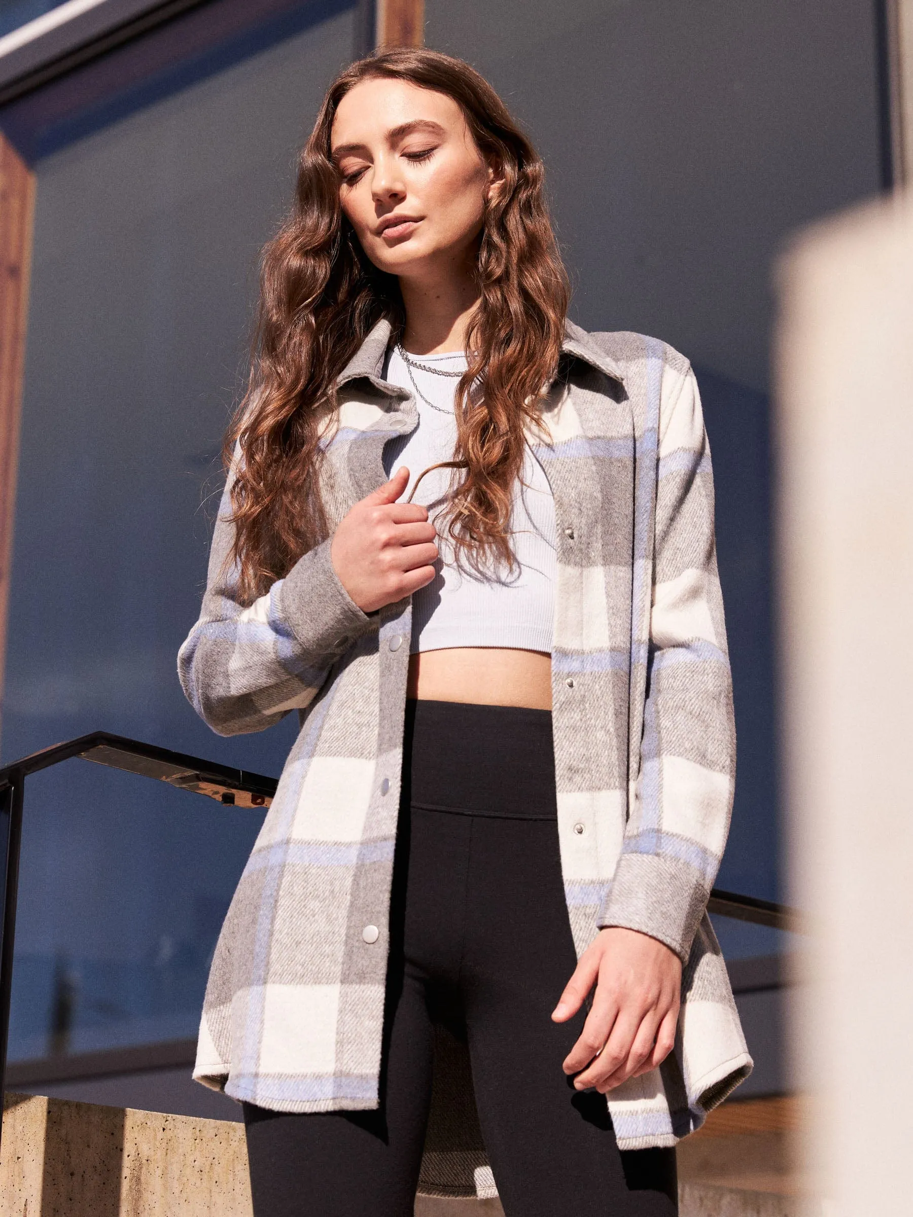 Check Woolblend Eva Shacket sold by Plenty