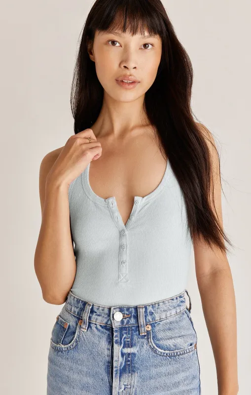 Elle Brushed Rib Tank sold by Plenty