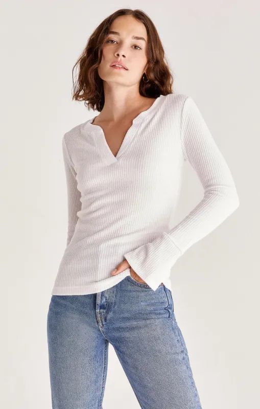 Ezri Ribbed Long Sleeve sold by Plenty