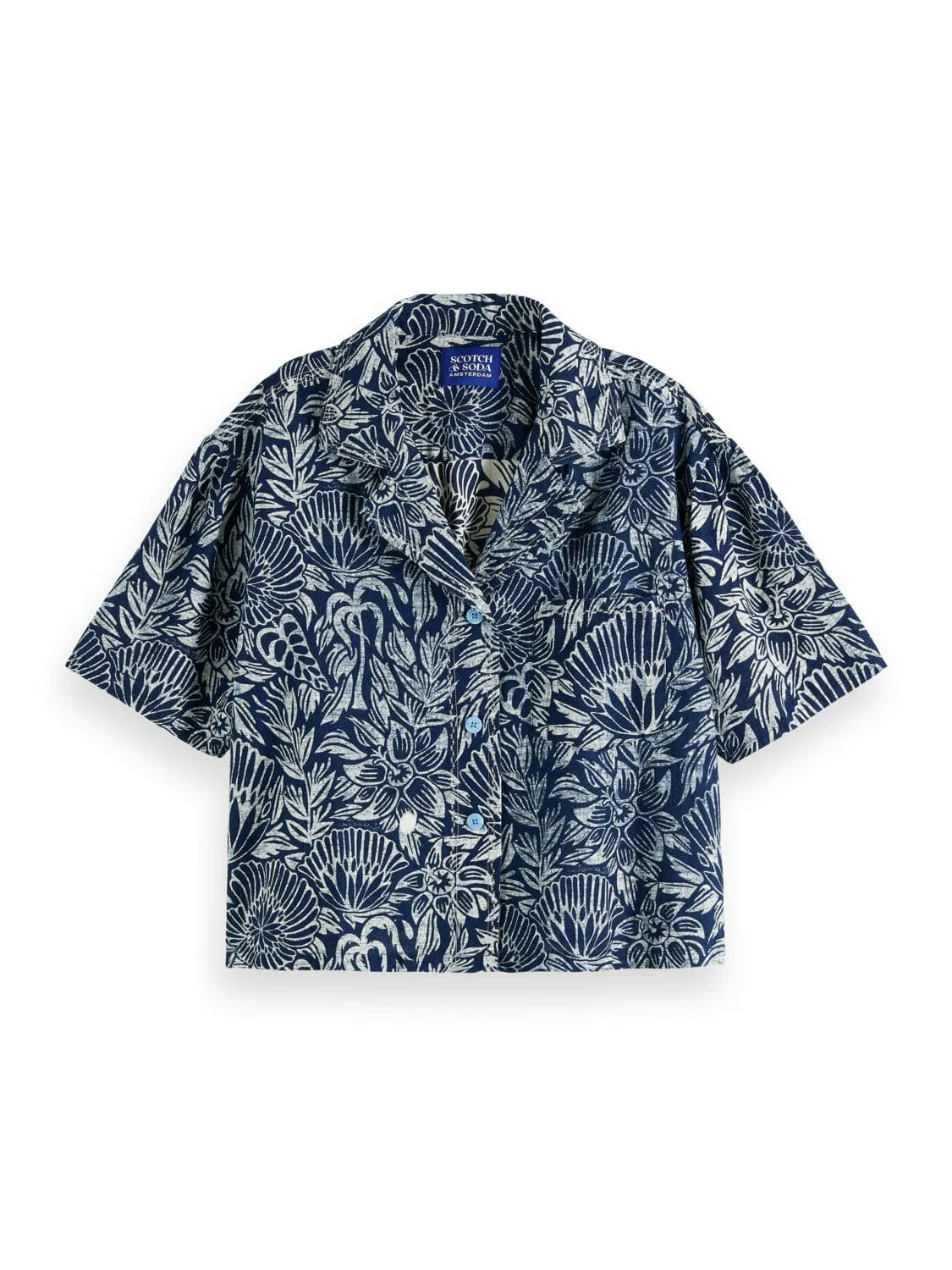Indigo Print Beach Shirt sold by Plenty product image thumbnail 5