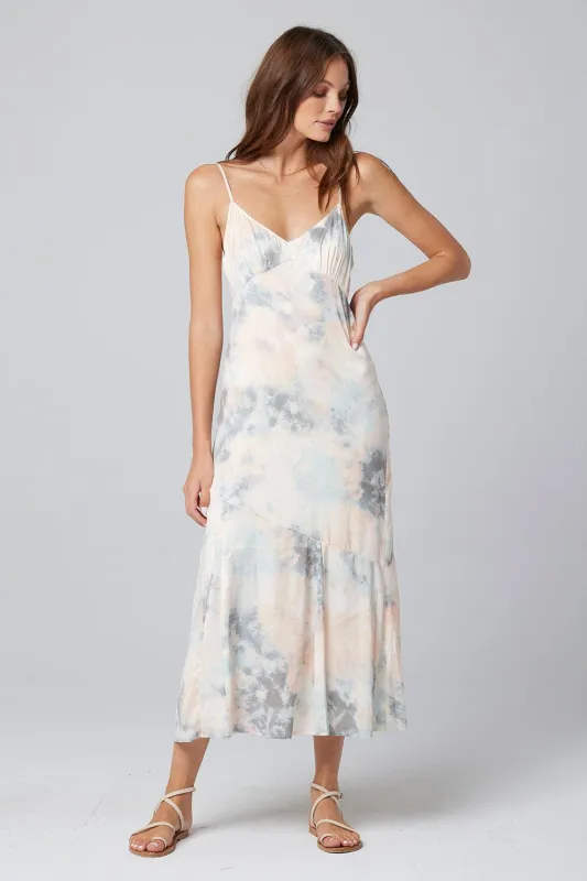Sharice Tie Dye Midi Dress sold by Plenty