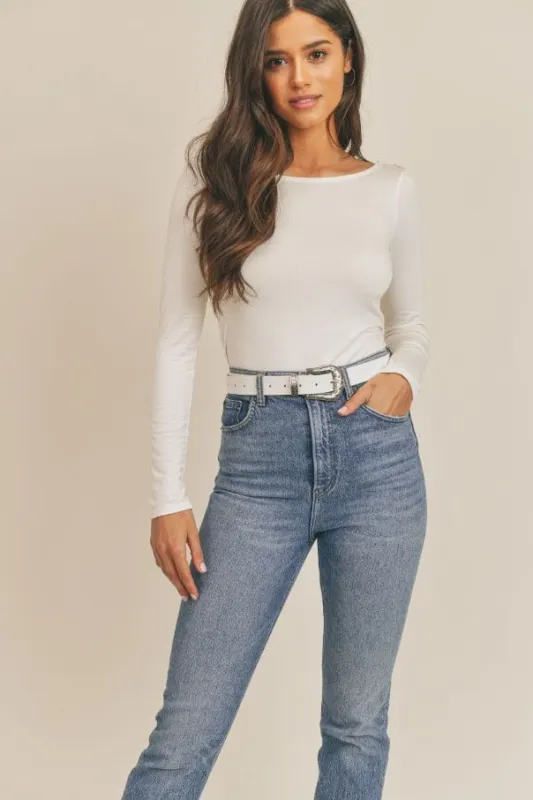 Billie Back Cowl Top sold by Plenty