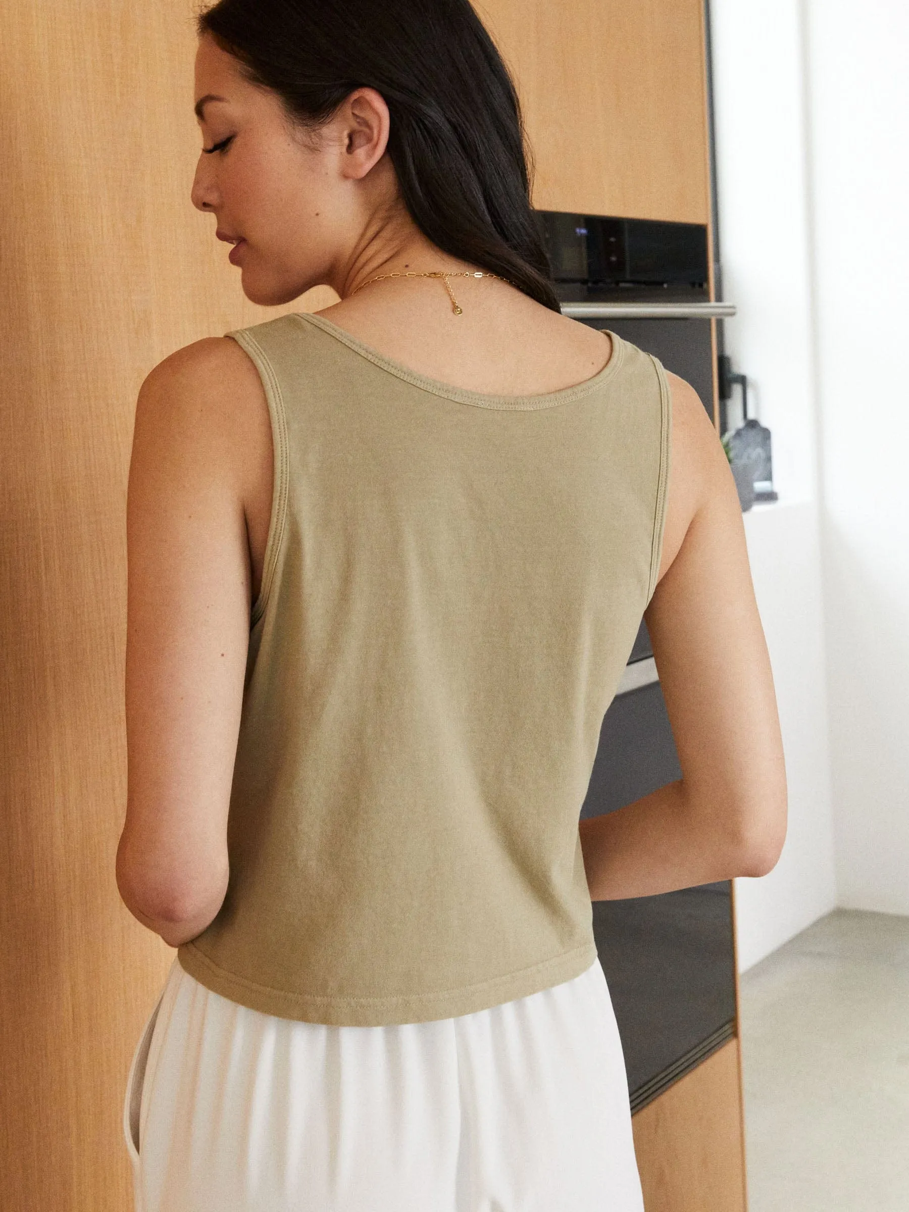 Crop Pocket Tank sold by Plenty product image thumbnail 2