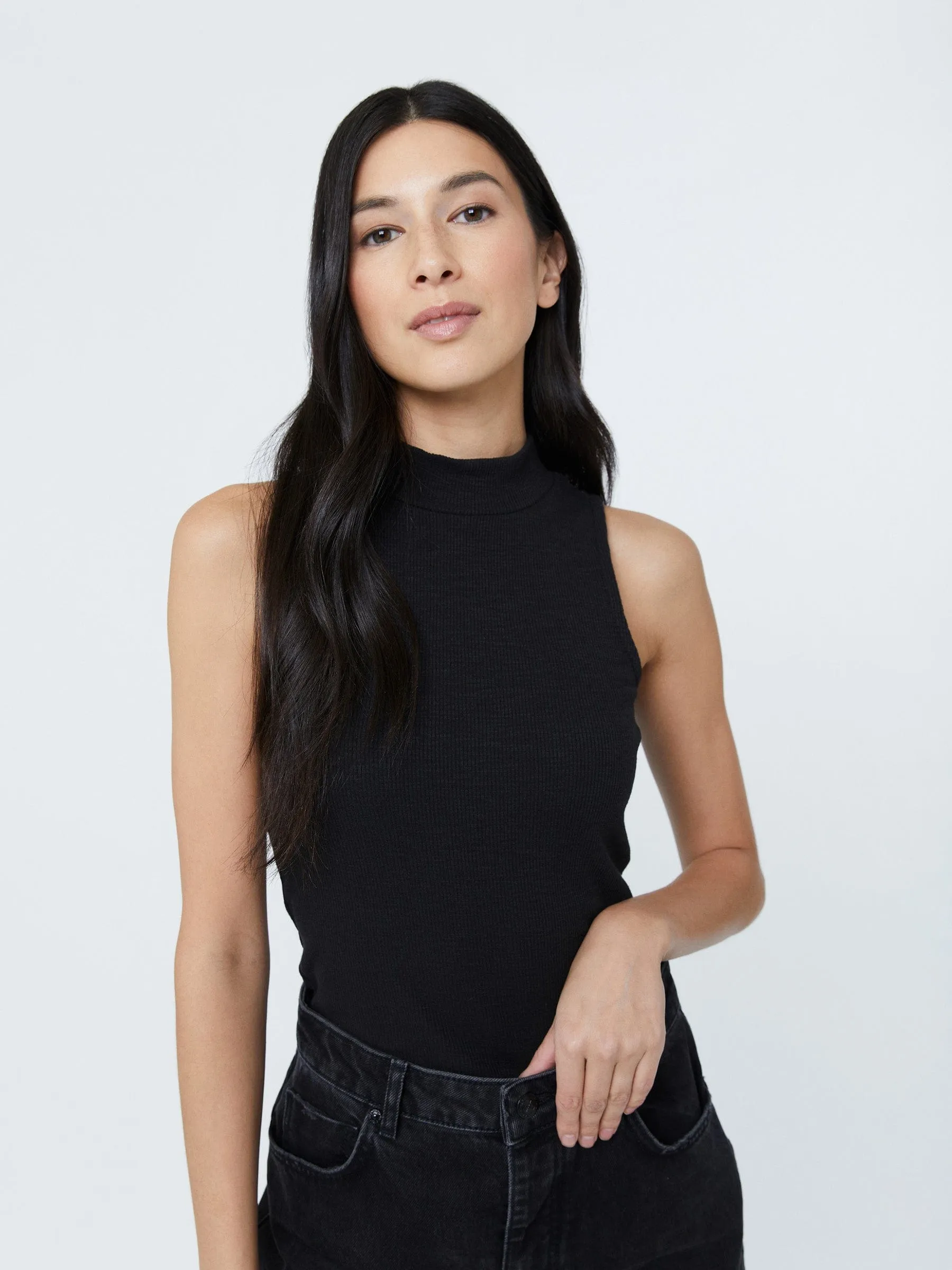 Rayne Mockneck Crop Top sold by Plenty product image thumbnail 3