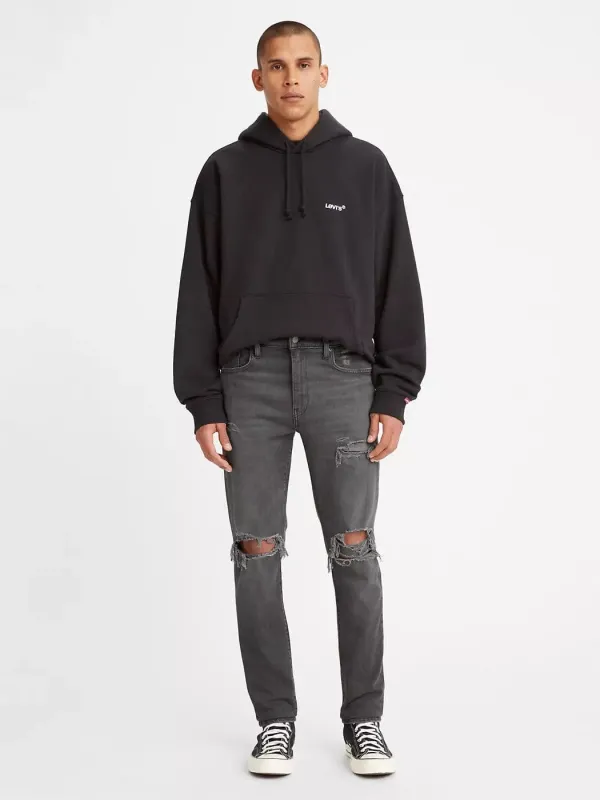 512 Slim Taper Washed Black Destroy sold by Plenty