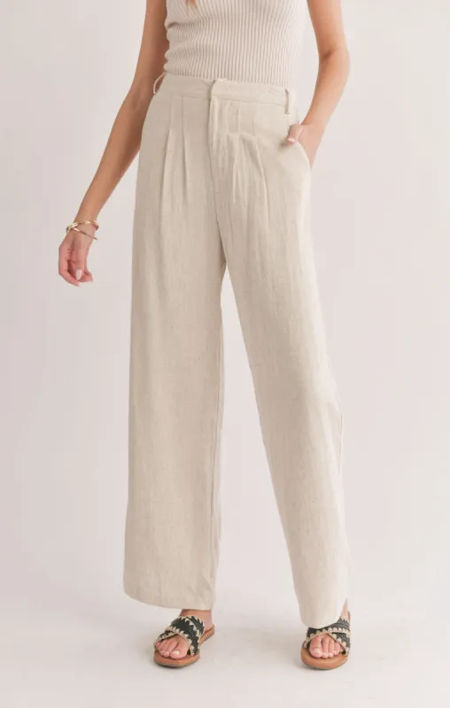 La Luna Pleated Trouser sold by Plenty