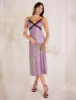 Lillian Lace Trim Midi Dress sold by Plenty