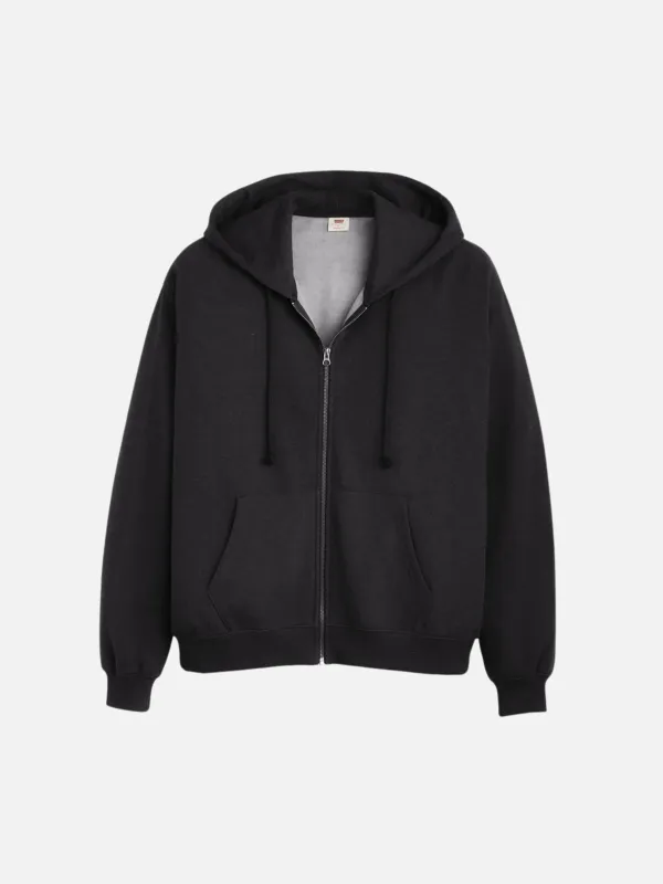 Boxy Cut Full Zip Hoodie sold by Plenty