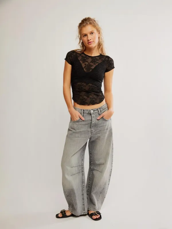 Ready to Go Lace T-Shirt sold by Plenty