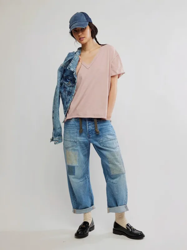 Nina V-Neck T-Shirt sold by Plenty