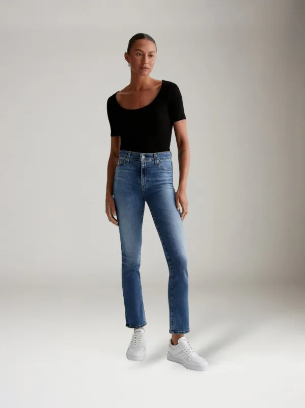 Mari Midrise Slim Straight Leg Jeans - 15 Year Shoreline sold by Plenty