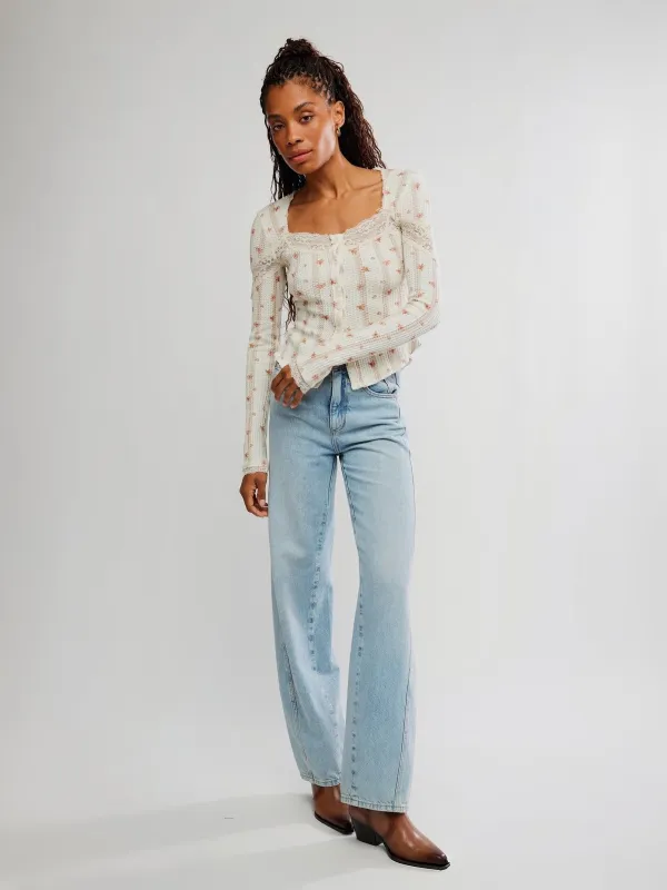 Let's Party Printed Cardi Top sold by Plenty