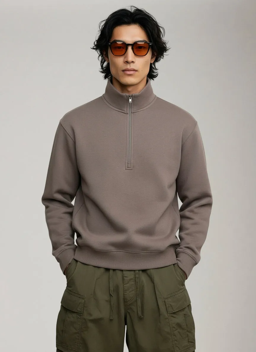 Midweight Fleece Half-Zip Pullover sold by Plenty product image thumbnail 2