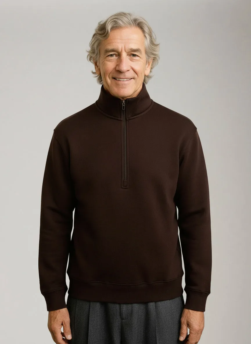 Midweight Fleece Half-Zip Pullover sold by Plenty product image thumbnail 4