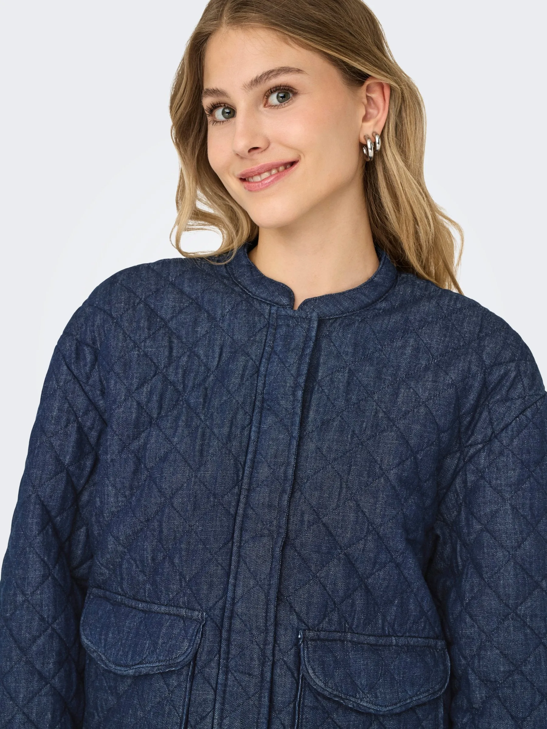 Hallie Quilted Denim Jacket sold by Plenty product image thumbnail 4