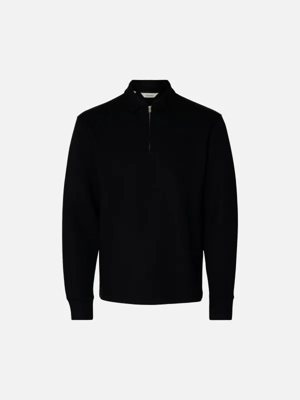 Manuel Quarter-Zip Soft Pullover Polo sold by Plenty