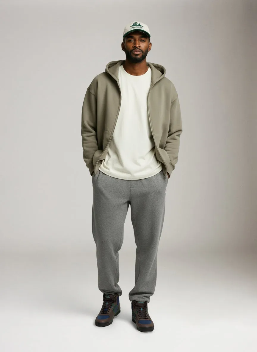 Reverse Weave Relaxed Straight Leg Sweatpant sold by Plenty