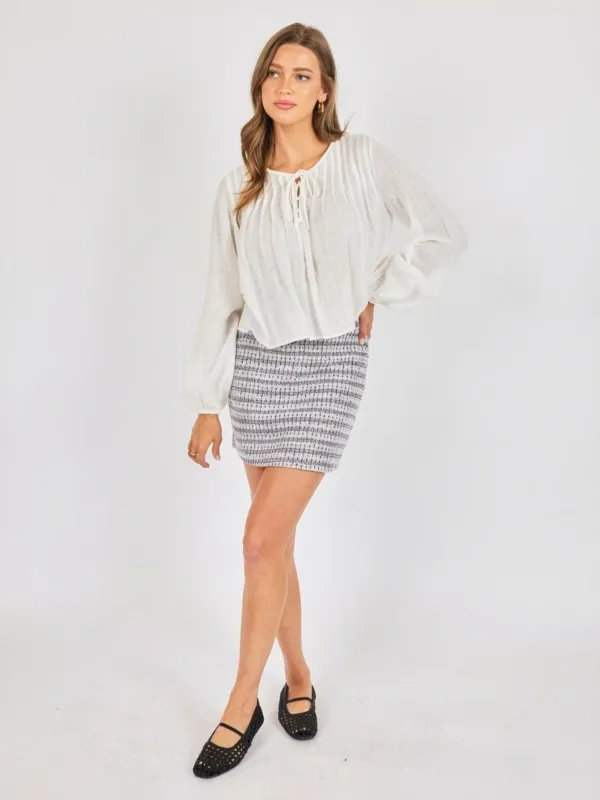 So Cal Pintuck Top sold by Plenty