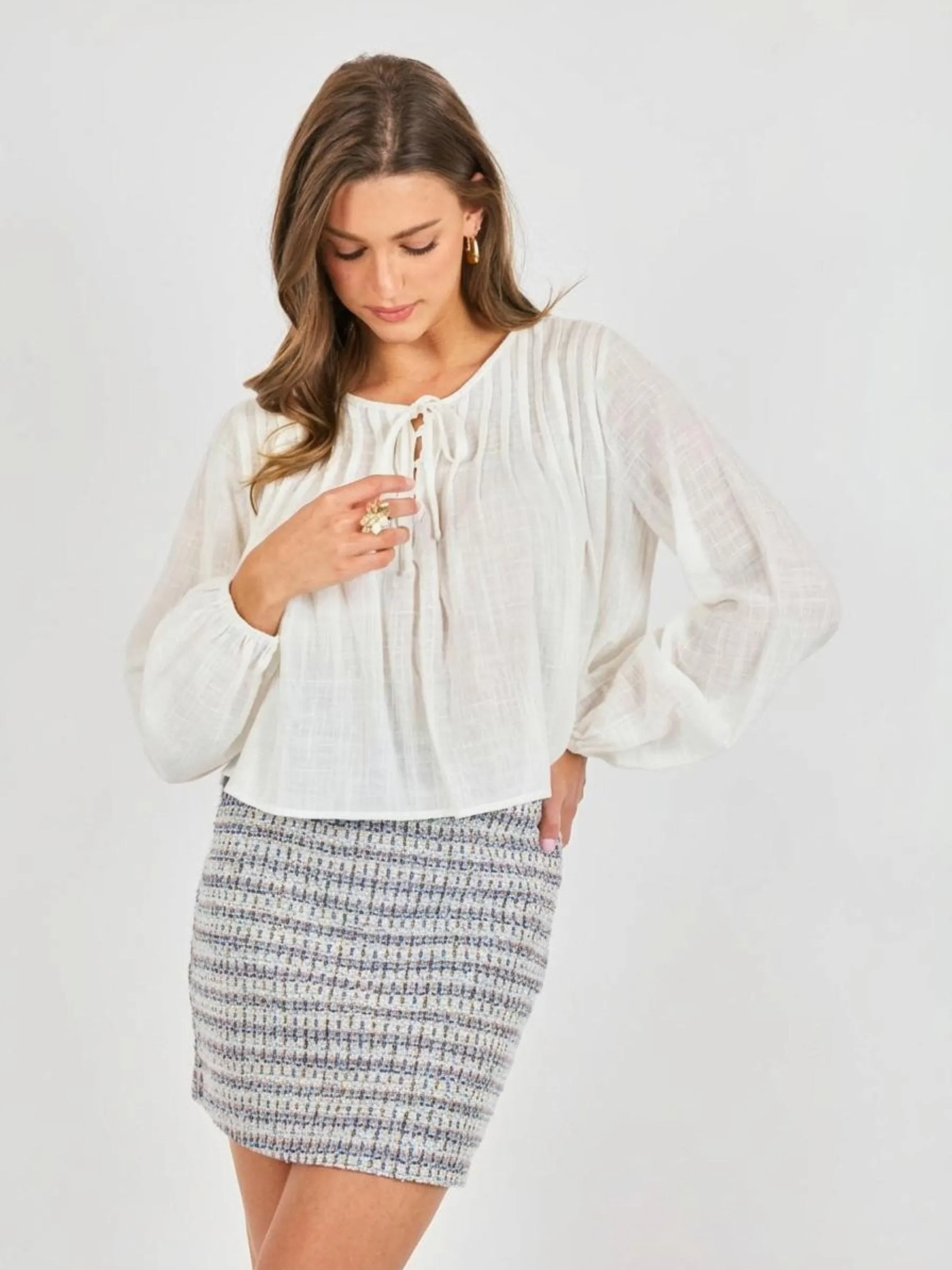 So Cal Pintuck Top sold by Plenty product image thumbnail 3