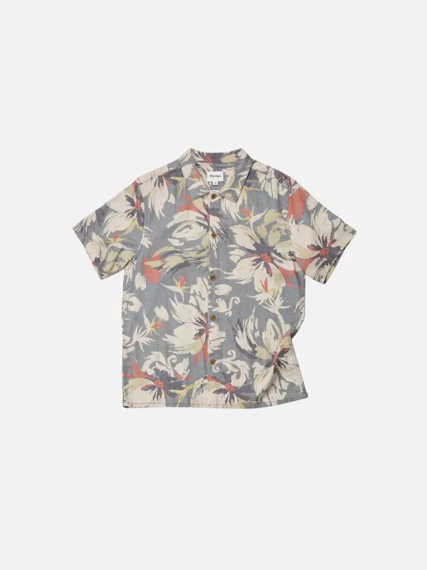 Tropical Camo Shortsleeve Shirt made by Rhythm.