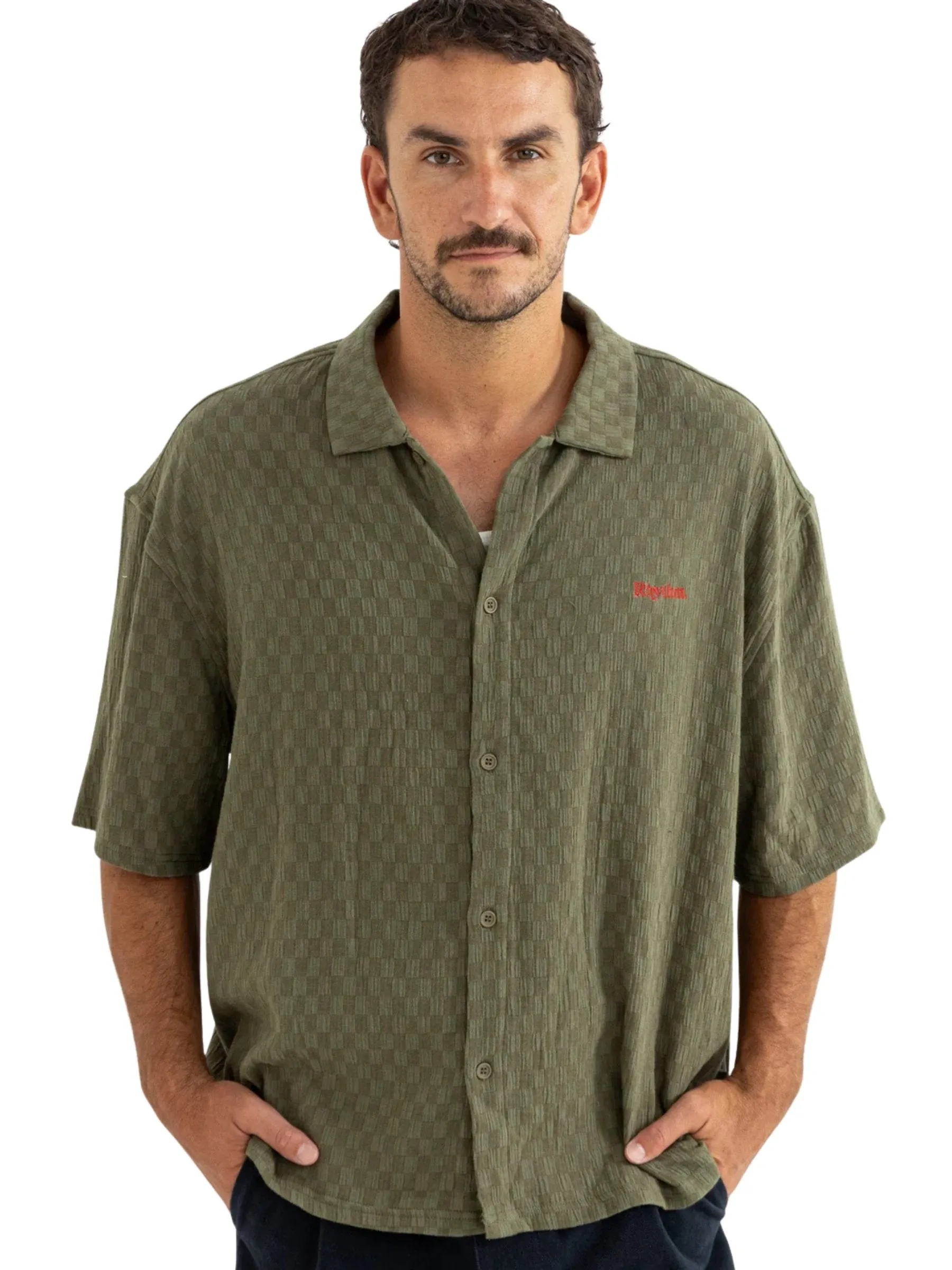 Wash Check Relaxed Shortsleeve Shirt sold by Plenty product image thumbnail 3