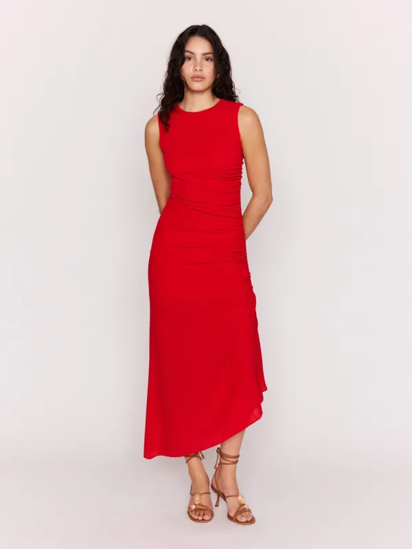 Rosa Drawstring Midi Dress sold by Plenty