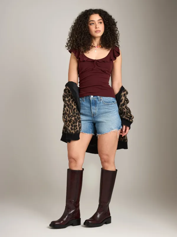 Lilith Ruffle Top made by Plenty