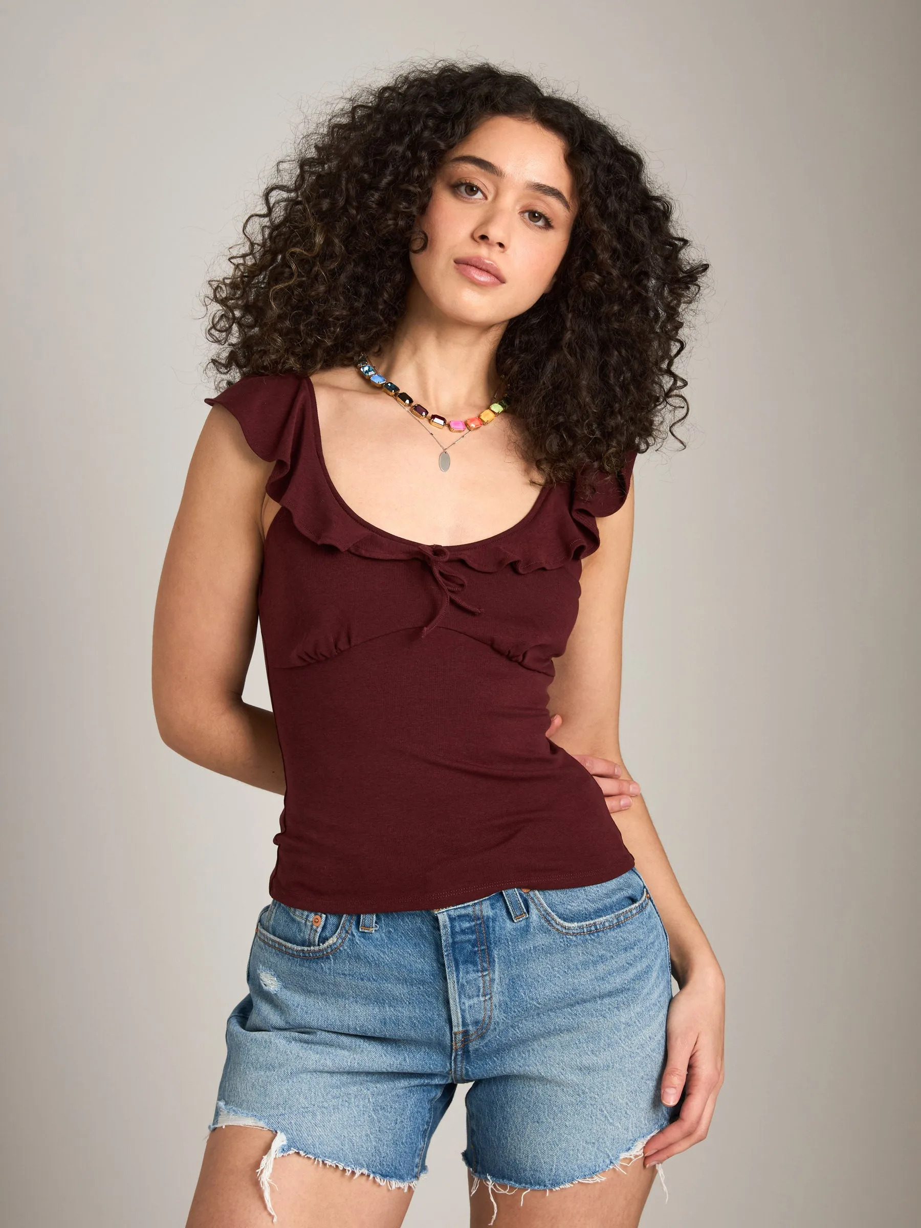 Lilith Ruffle Top sold by Plenty product image thumbnail 2