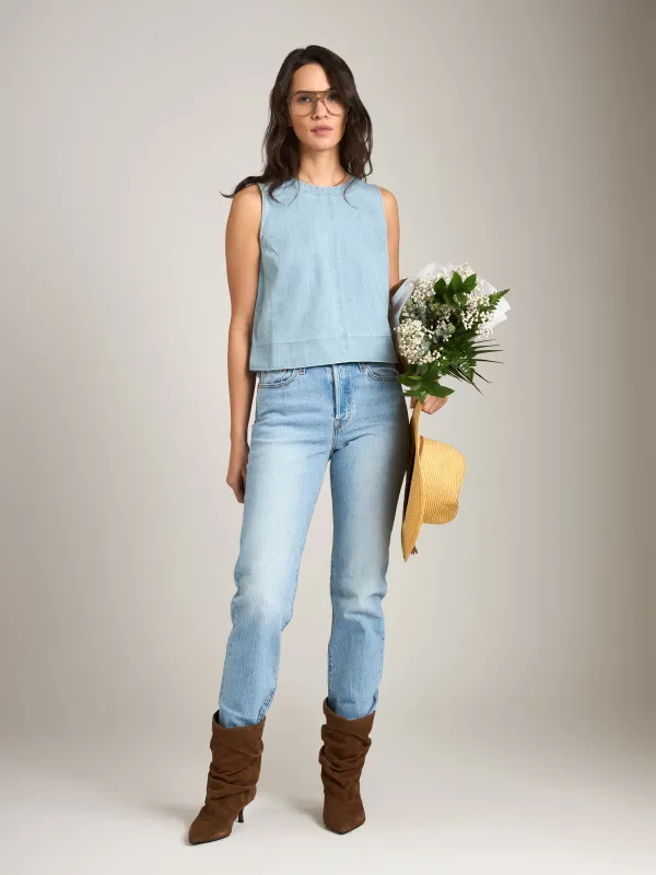 Anora Denim Shell sold by Plenty