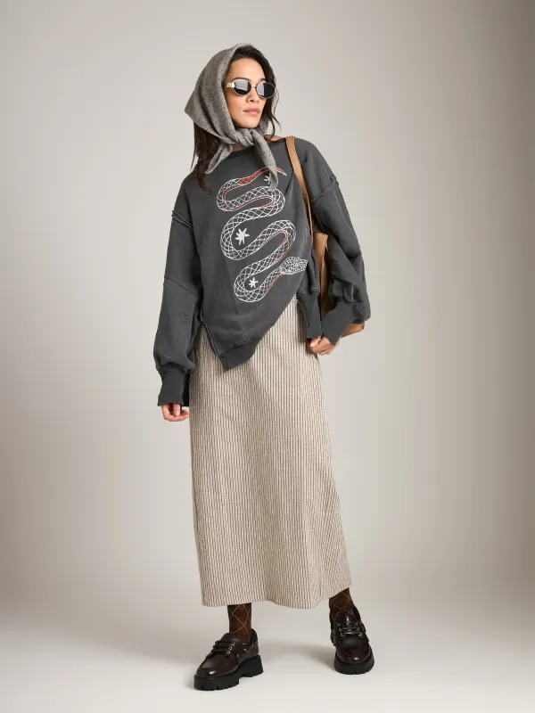 Thandi Stripe Maxi Skirt sold by Plenty