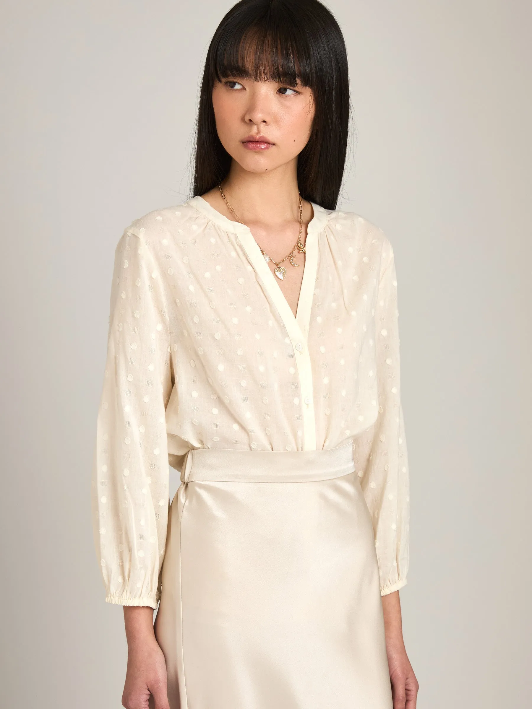 Etta Button Blouse sold by Plenty product image thumbnail 2