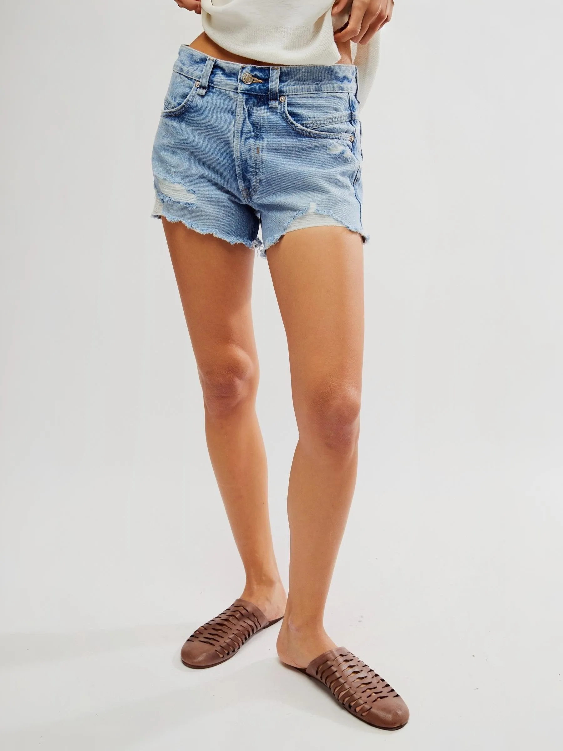 Now or Never Denim Shorts sold by Plenty product image thumbnail 2