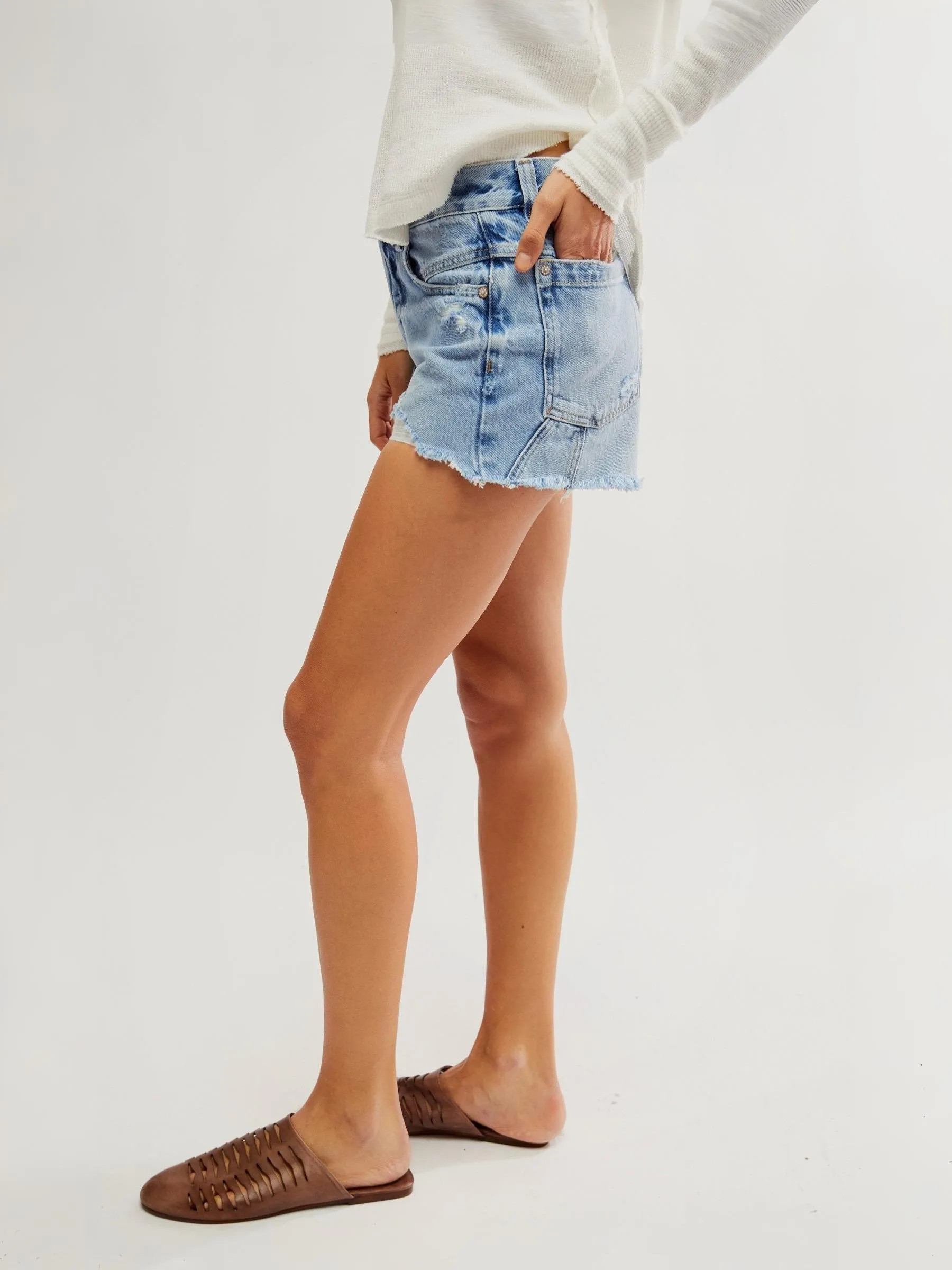 Now or Never Denim Shorts sold by Plenty product image thumbnail 4