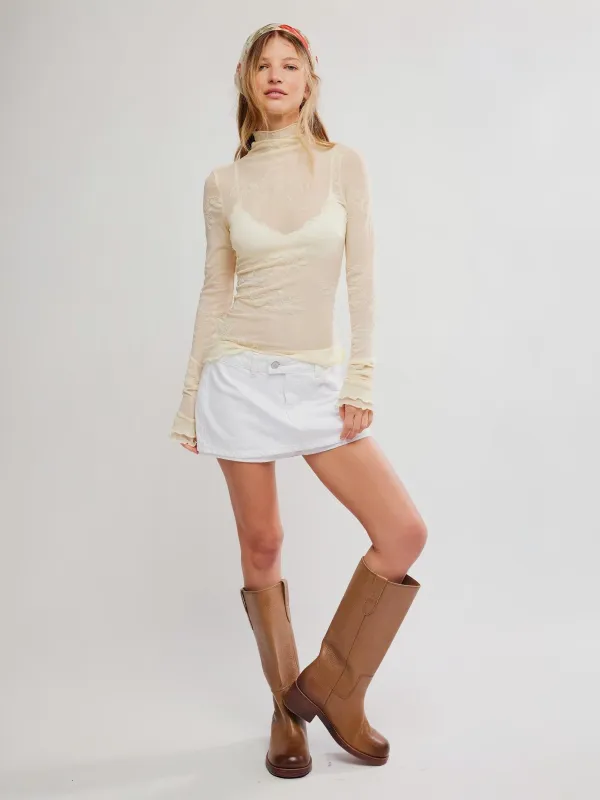 You Decide Mesh Longsleeve Top sold by Plenty