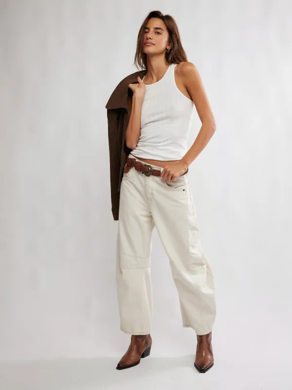 Good Luck Barrel Jeans made by Free People