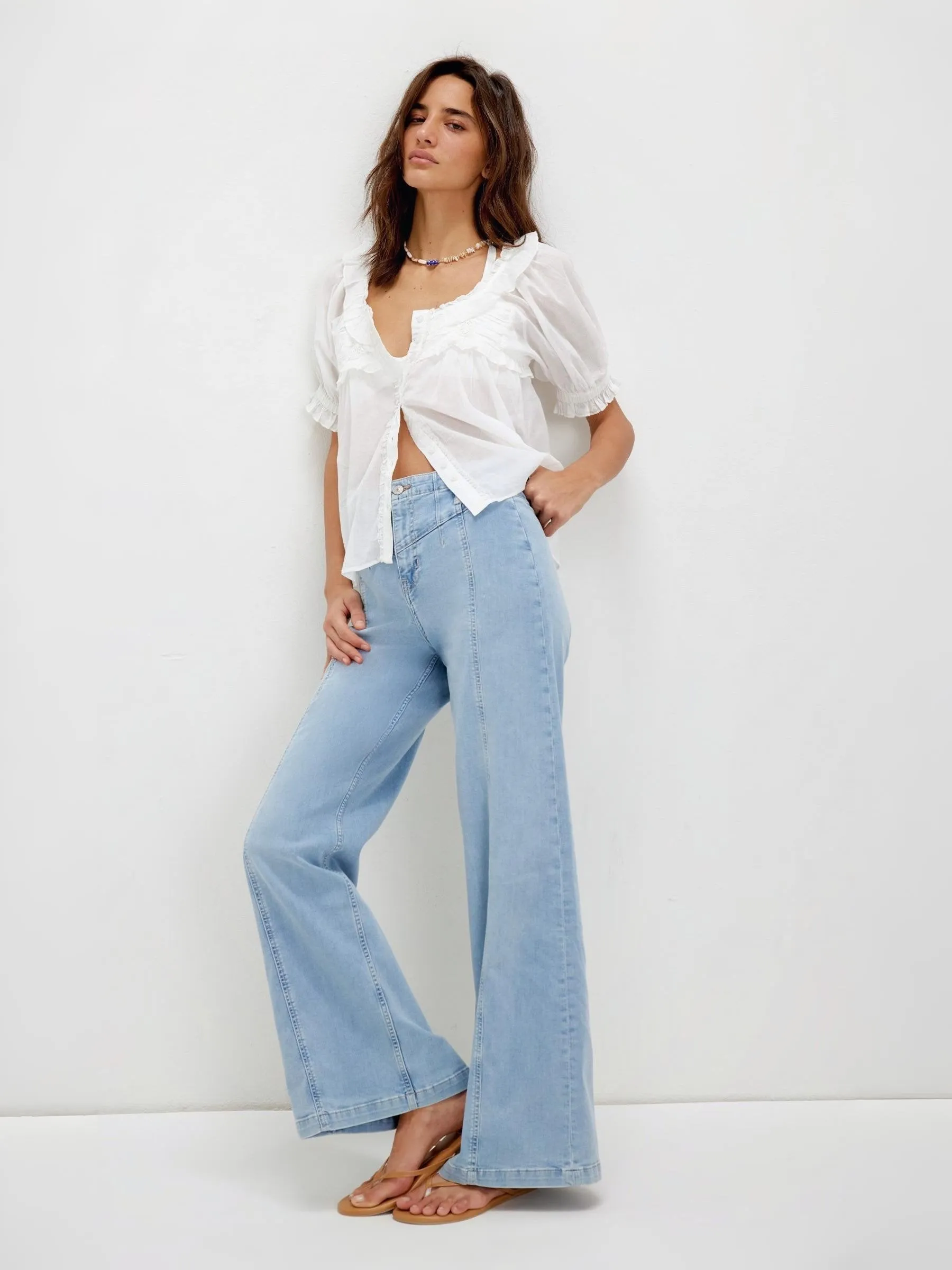 Libre Wide Leg Jeans sold by Plenty
