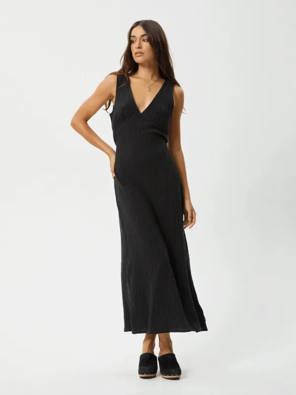 Focus Seersucker Maxi Dress sold by Plenty