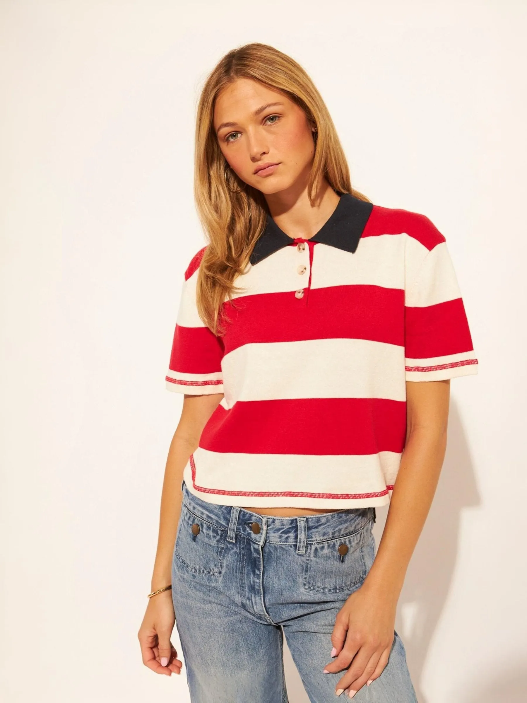 Angelo Stripe Polo sold by Plenty product image thumbnail 2