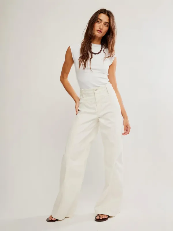 Libre Wide Leg Jeans made by Free People
