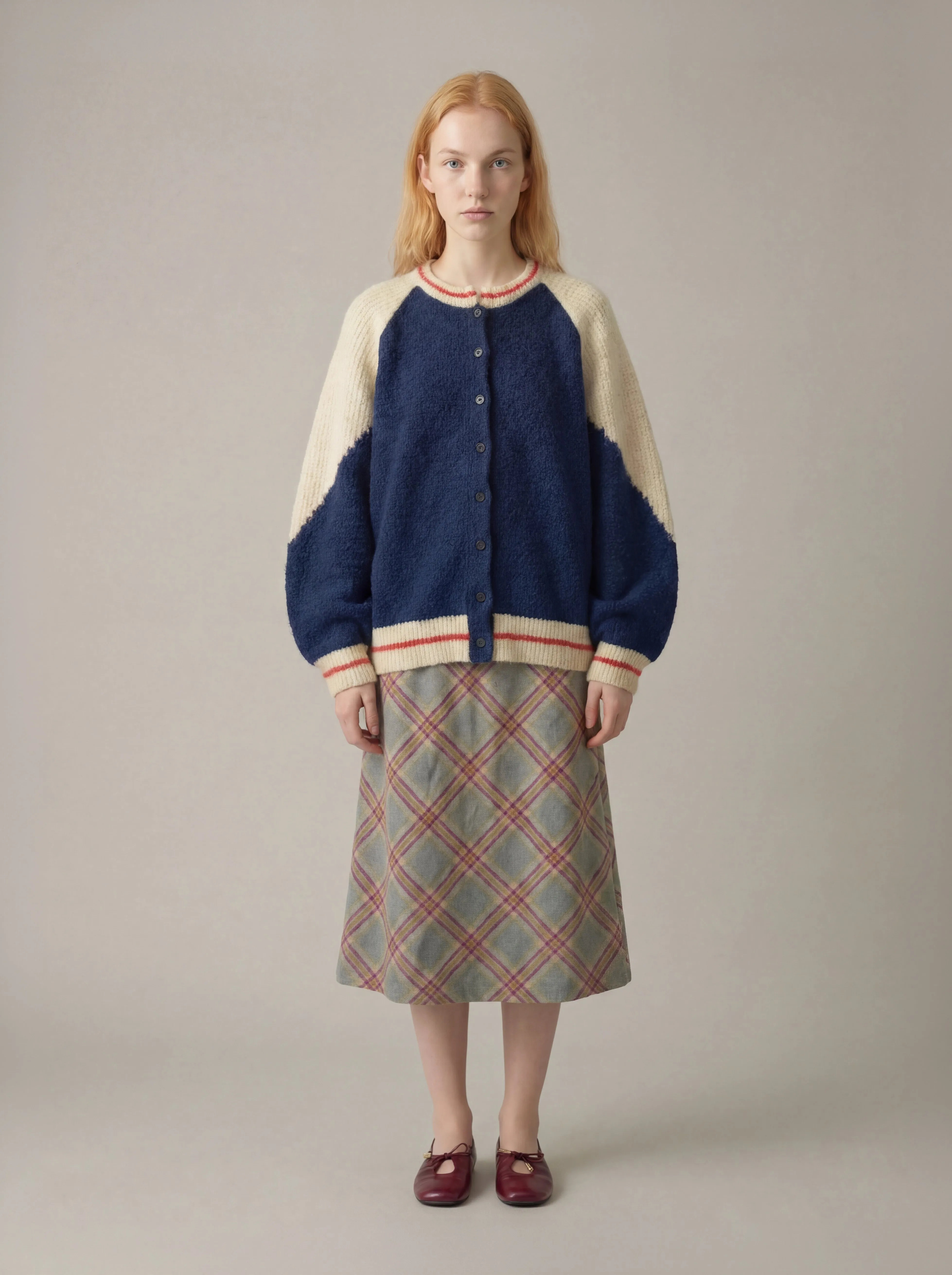 Sock Monkey Cardigan Sweater sold by Plenty