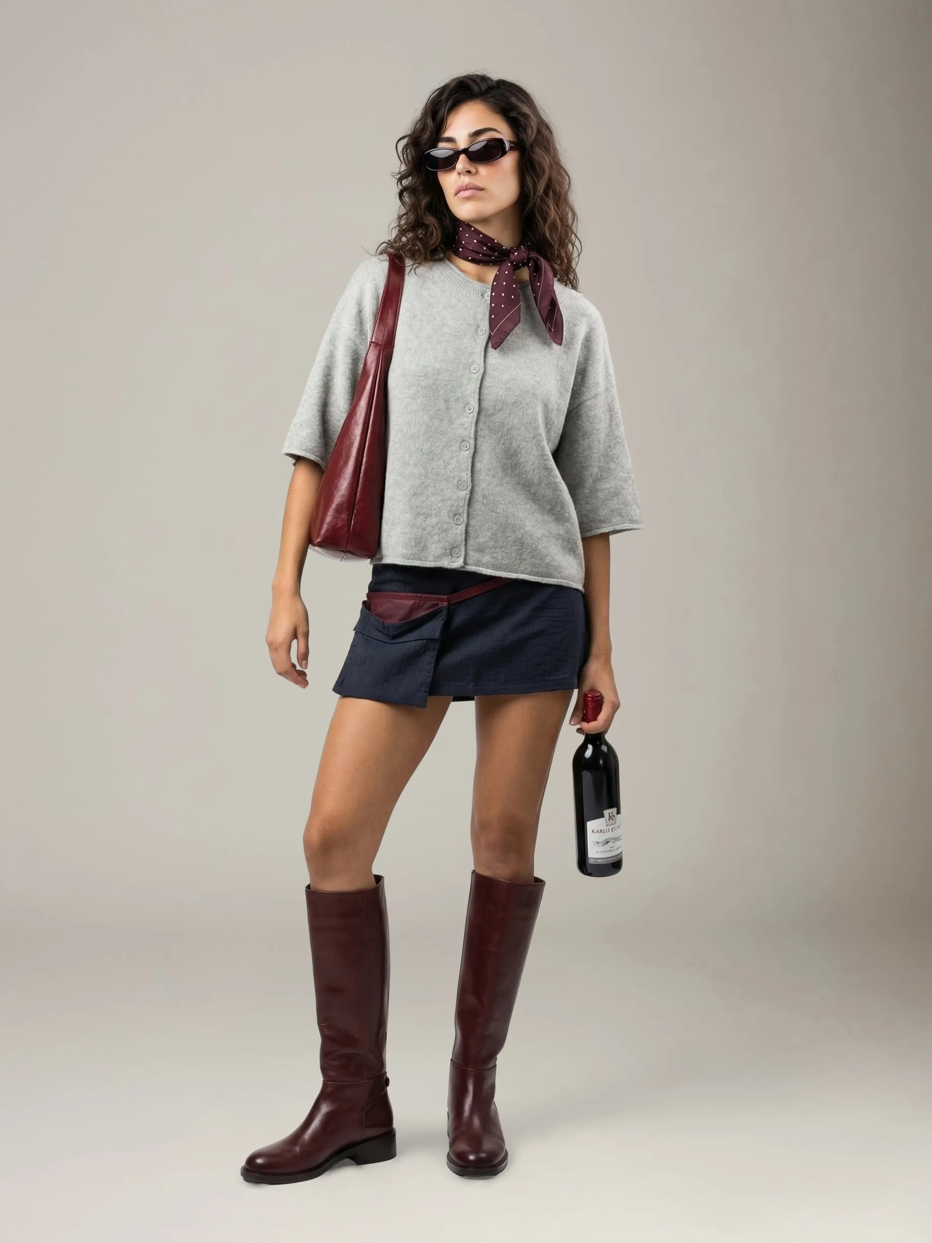 Three-Quarter Sleeve Cardigan sold by Plenty