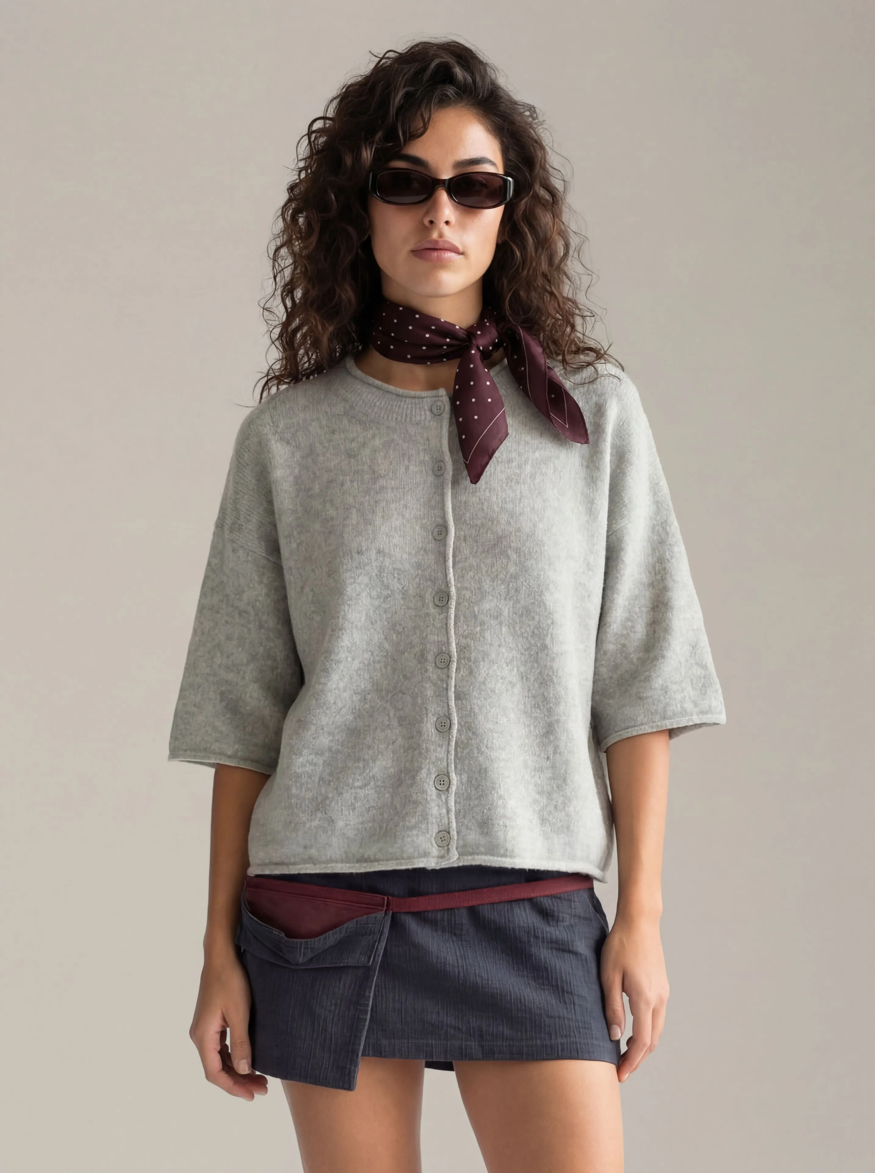 Three-Quarter Sleeve Cardigan sold by Plenty product image thumbnail 2