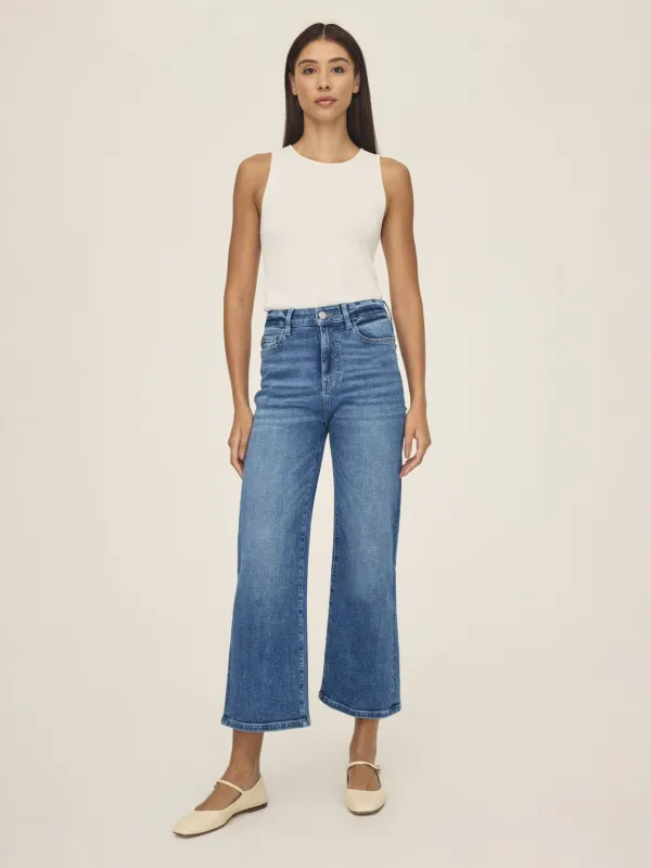 ICN Crop Wide Leg Jeans made by Plenty