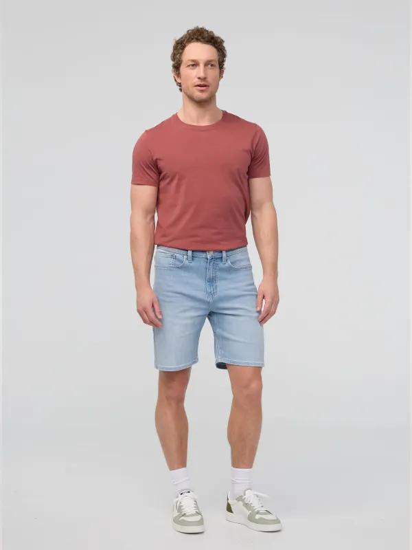 Performance Denim+ Relaxed Shorts made by DUER