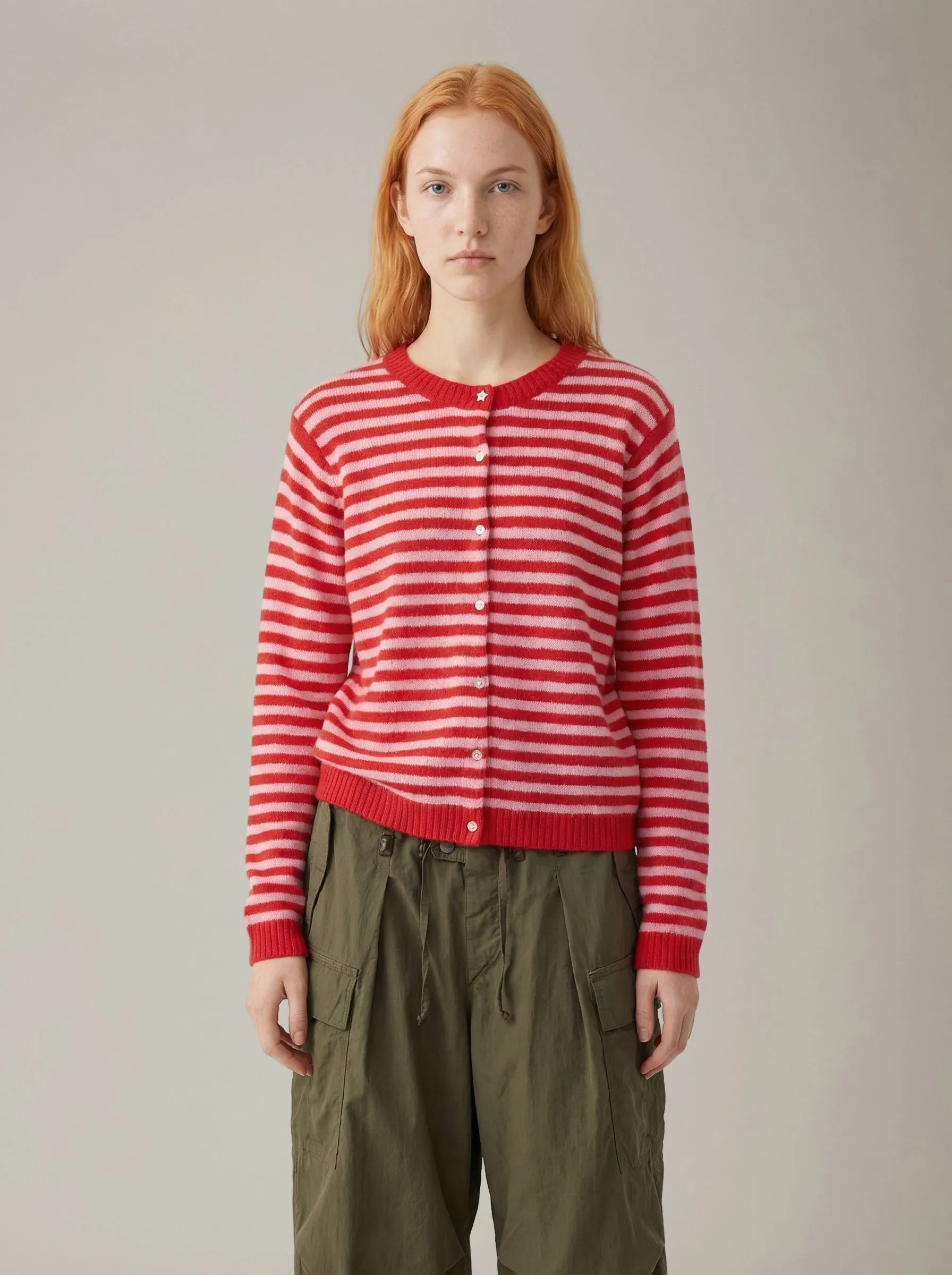 Stripe Crewneck Cardigan sold by Plenty product image thumbnail 4