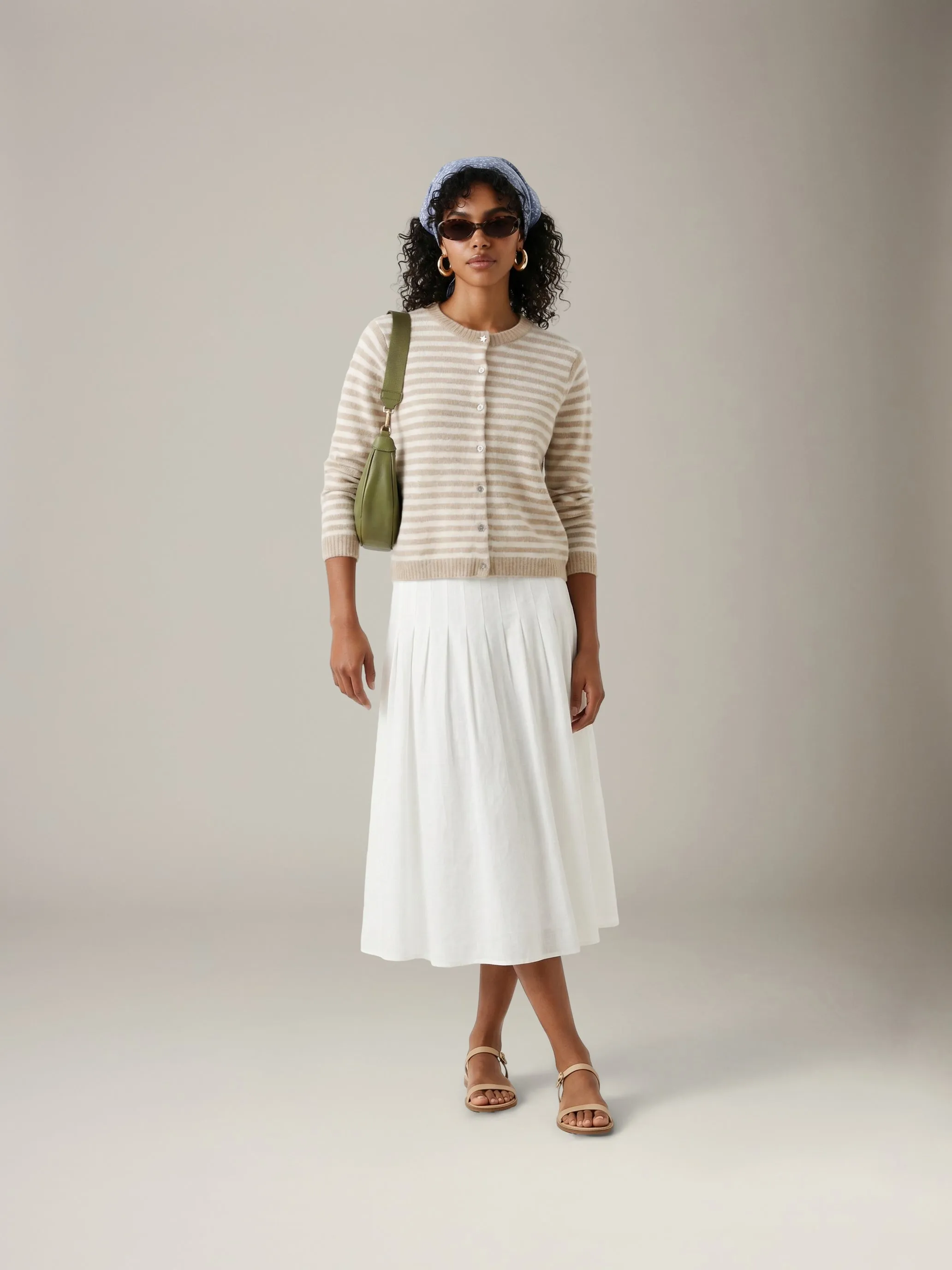 Stripe Crewneck Cardigan sold by Plenty product image thumbnail 5