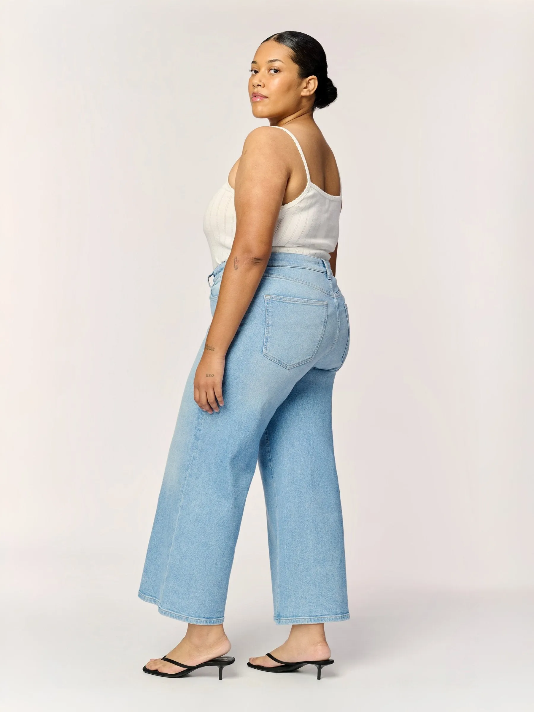 ICN Crop Wide Leg Jeans - Extended Sizing sold by Plenty product image thumbnail 2