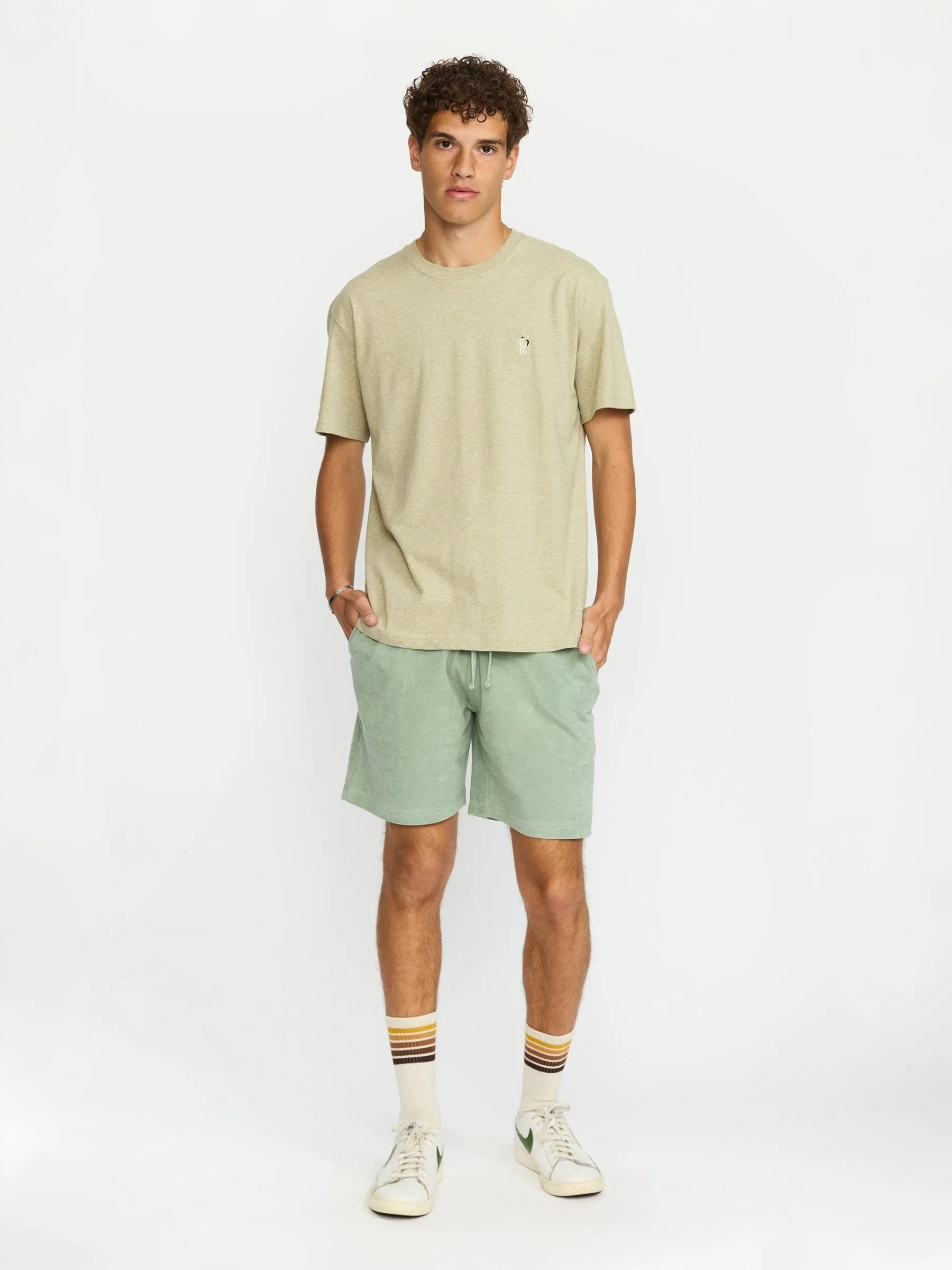 Espresso Embroidery T-Shirt sold by Plenty